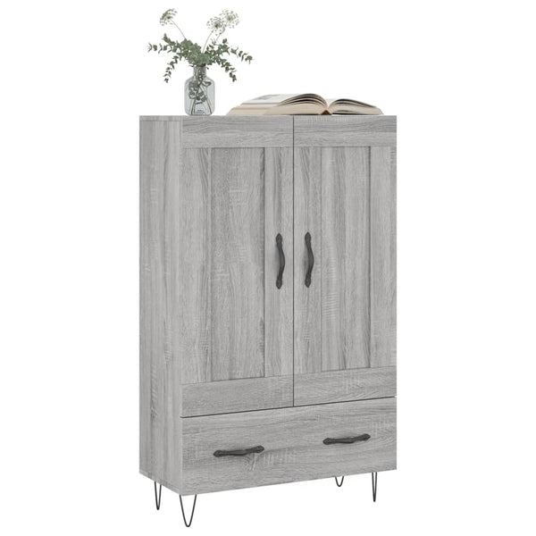 Grauer Schrank Vicentia 69,5x31x115cm (Holz)