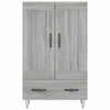 Grauer Schrank Vicentia 69,5x31x115cm (Holz)