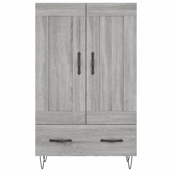 Grauer Schrank Vicentia 69,5x31x115cm (Holz)