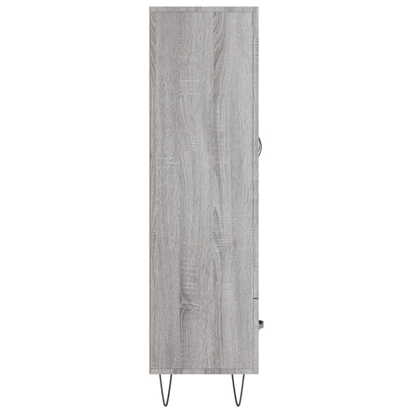 Grauer Schrank Vicentia 69,5x31x115cm (Holz)