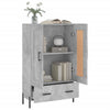 Betongrauer Schrank Valenta 69,5x31x115cm (Holz)