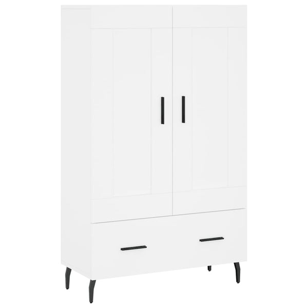 Weißer Schrank Blanaru 69,5x31x115cm (Holz)