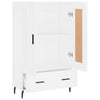 Weißer Schrank Blanaru 69,5x31x115cm (Holz)