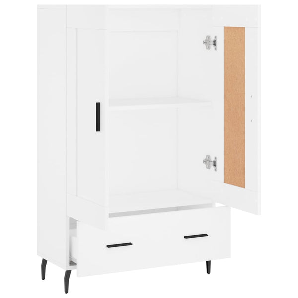 Weißer Schrank Blanaru 69,5x31x115cm (Holz)