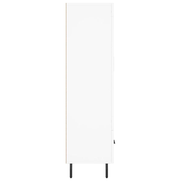 Weißer Schrank Blanaru 69,5x31x115cm (Holz)