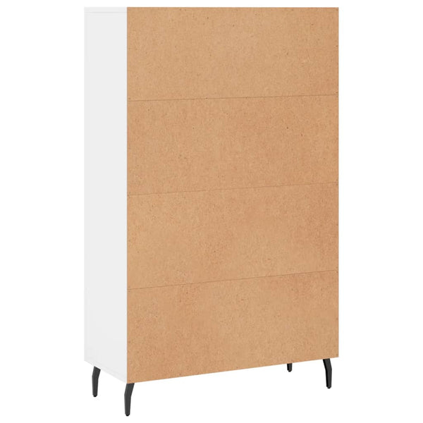 Weißer Schrank Blanaru 69,5x31x115cm (Holz)