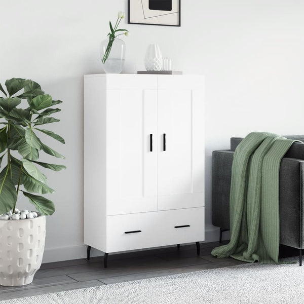 Weißer Schrank Blanaru 69,5x31x115cm (Holz)