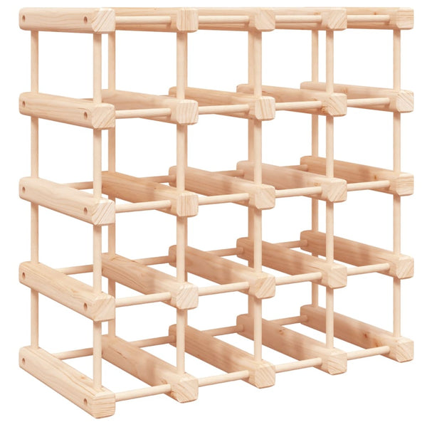 Viinipulloteline Sidney 46,5x23x46,5cm (20 pullolle, mänty)