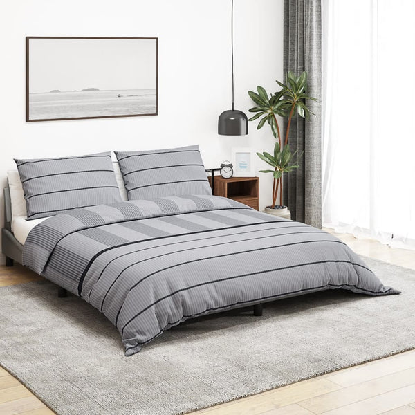 Bettwäscheset 200x200cm Grau Temhur (Baumwolle)
