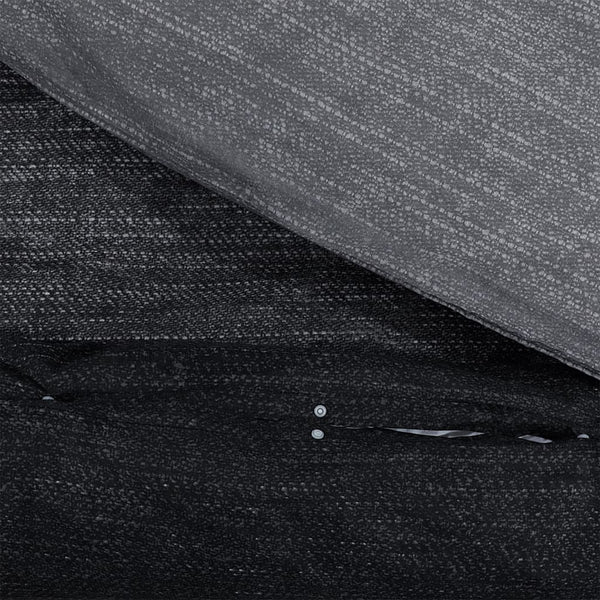 Bettwäsche-Set Temhur 200x200cm dunkelgrau (Baumwolle)