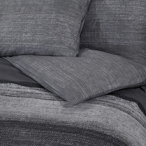 Bettwäsche-Set Temhur 200x200cm dunkelgrau (Baumwolle)
