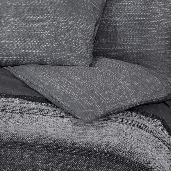 Temhur Bettwäscheset dunkelgrau 200x200cm (Baumwolle)