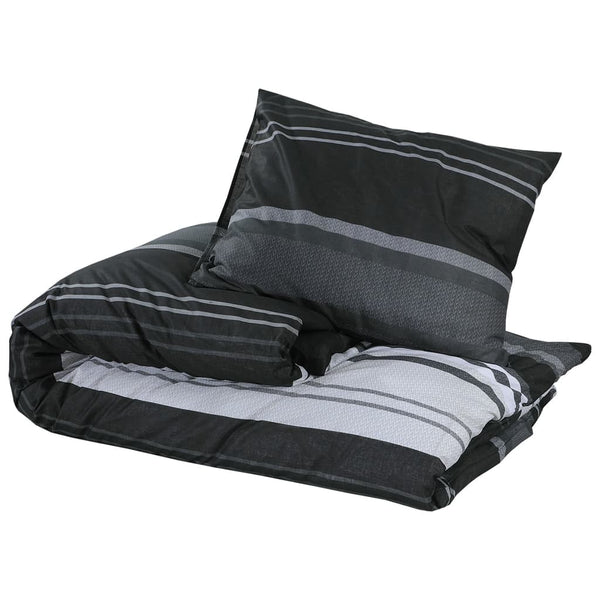 140x200cm Bettbezug-Set Temhur schwarz-weiß (Baumwolle)