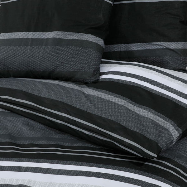 140x200cm Bettbezug-Set Temhur schwarz-weiß (Baumwolle)