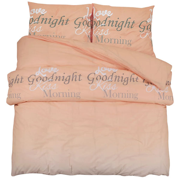 Temhur Bettwäsche-Set 200x200cm pink (Baumwolle)
