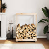 Kaminholzregal auf Rollen Magdan 76,5x40x108cm (Kiefer)