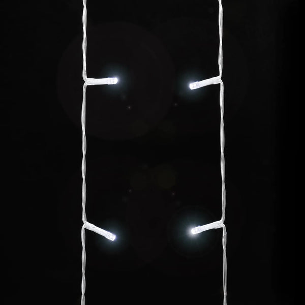 Kaltweiße LED-Lichterkette für den Weihnachtsbaum Shlomith 375 cm
