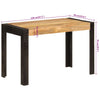 Esstisch Luminita 120x60x76cm (Mangoholz)