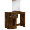Spiegeltisch aus Rauchereiche mit LED-Beleuchtung Crisitna 90x42x132,5cm