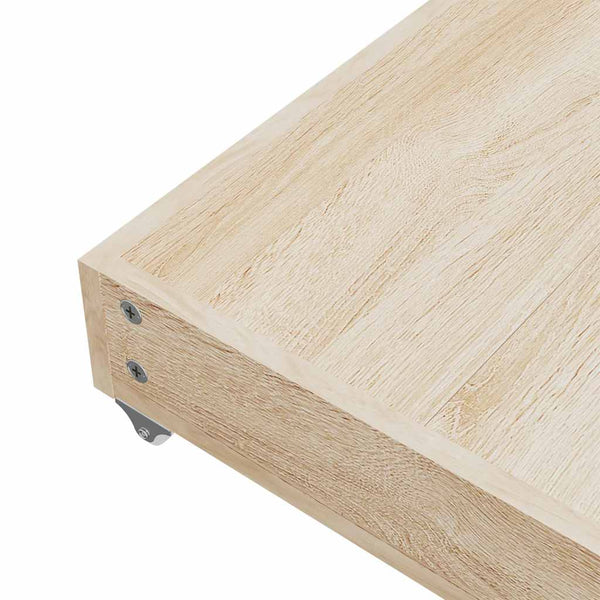 Graue Bettaufbewahrungsboxen Tor (2 Stk. dkl.grau Holz und Samt)