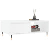 Weißer Couchtisch Claus 90x60x35cm (Holz)