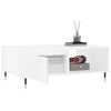 Weißer Couchtisch Claus 90x60x35cm (Holz)