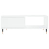 Weißer Couchtisch Claus 90x60x35cm (Holz)