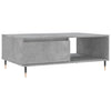 Couchtisch Claus 90x60x35cm, Betongrau (Holz)