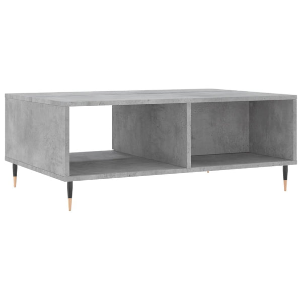 Couchtisch Claus 90x60x35cm, Betongrau (Holz)