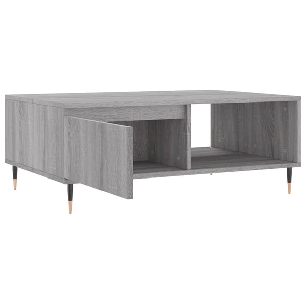 Grauer Couchtisch Claus 90x60x35cm (Holz)