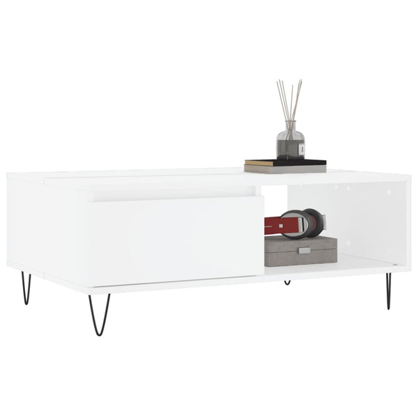 Couchtisch Solution weiß 90x60x35cm (Holz)
