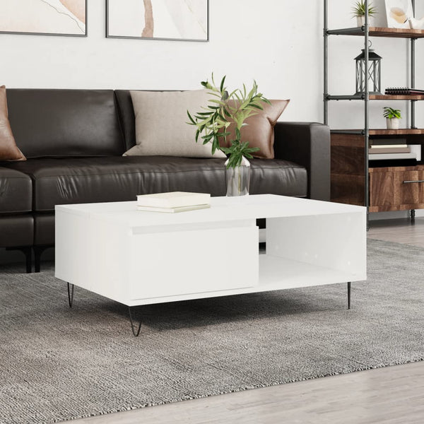Couchtisch Solution weiß 90x60x35cm (Holz)