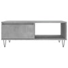 Betongrauer Couchtisch Solution 90x60x35cm (Holz)