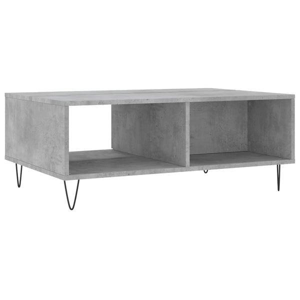 Betongrauer Couchtisch Solution 90x60x35cm (Holz)