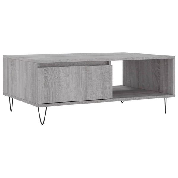 Grauer Couchtisch Solution 90x60x35cm (Holz)