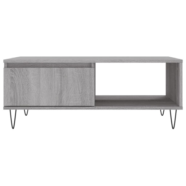 Grauer Couchtisch Solution 90x60x35cm (Holz)