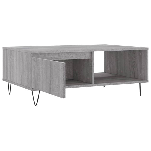 Grauer Couchtisch Solution 90x60x35cm (Holz)