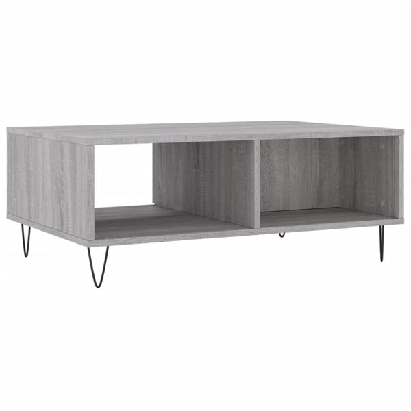 Grauer Couchtisch Solution 90x60x35cm (Holz)
