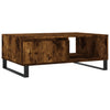 Couchtisch Shanequa aus geräucherter Eiche 90x60x35cm (Holz)