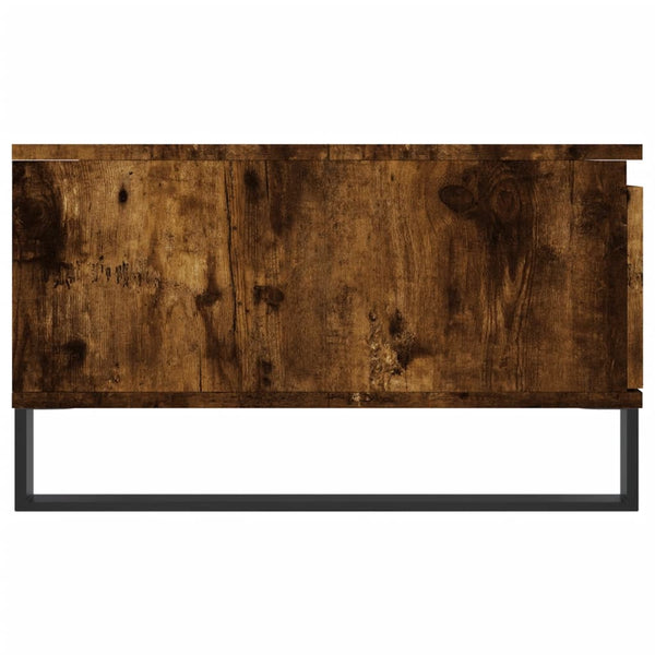 Couchtisch Shanequa aus geräucherter Eiche 90x60x35cm (Holz)