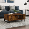 Couchtisch Shanequa aus geräucherter Eiche 90x60x35cm (Holz)