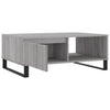 Grauer Couchtisch Shanequa 90x60x35cm (Holz)