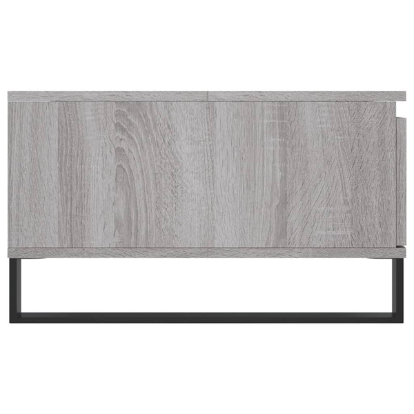 Grauer Couchtisch Shanequa 90x60x35cm (Holz)