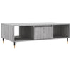 Grauer Couchtisch Chirachita 104x60x35cm (Holz)