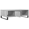 Grauer Couchtisch Finu 104x60x35cm (Holz)