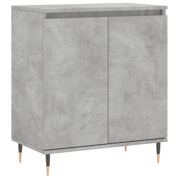 Betongraues Sideboard Lachita 60x35x70cm (Holz)