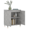 Betongraues Sideboard Lachita 60x35x70cm (Holz)