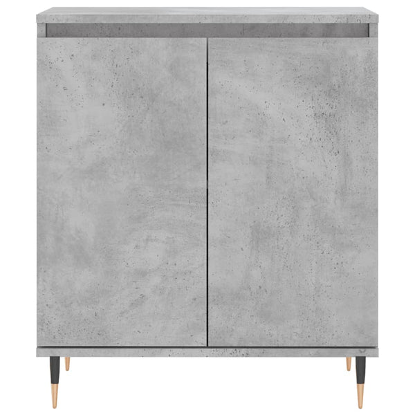 Betongraues Sideboard Lachita 60x35x70cm (Holz)