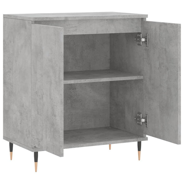 Betongraues Sideboard Lachita 60x35x70cm (Holz)