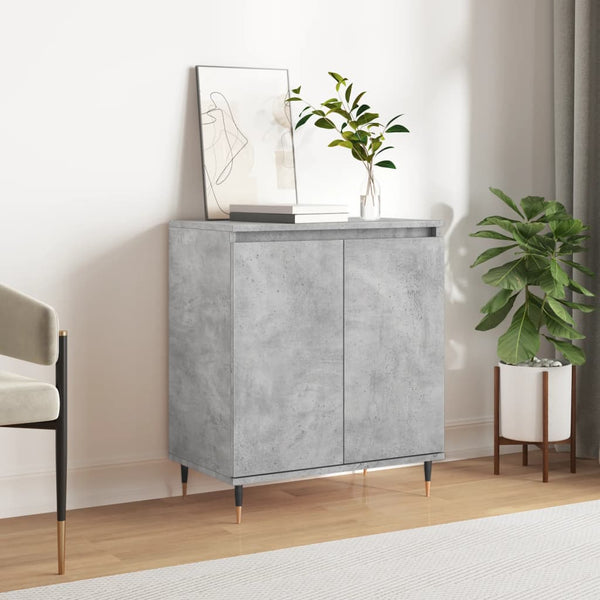 Betongraues Sideboard Lachita 60x35x70cm (Holz)